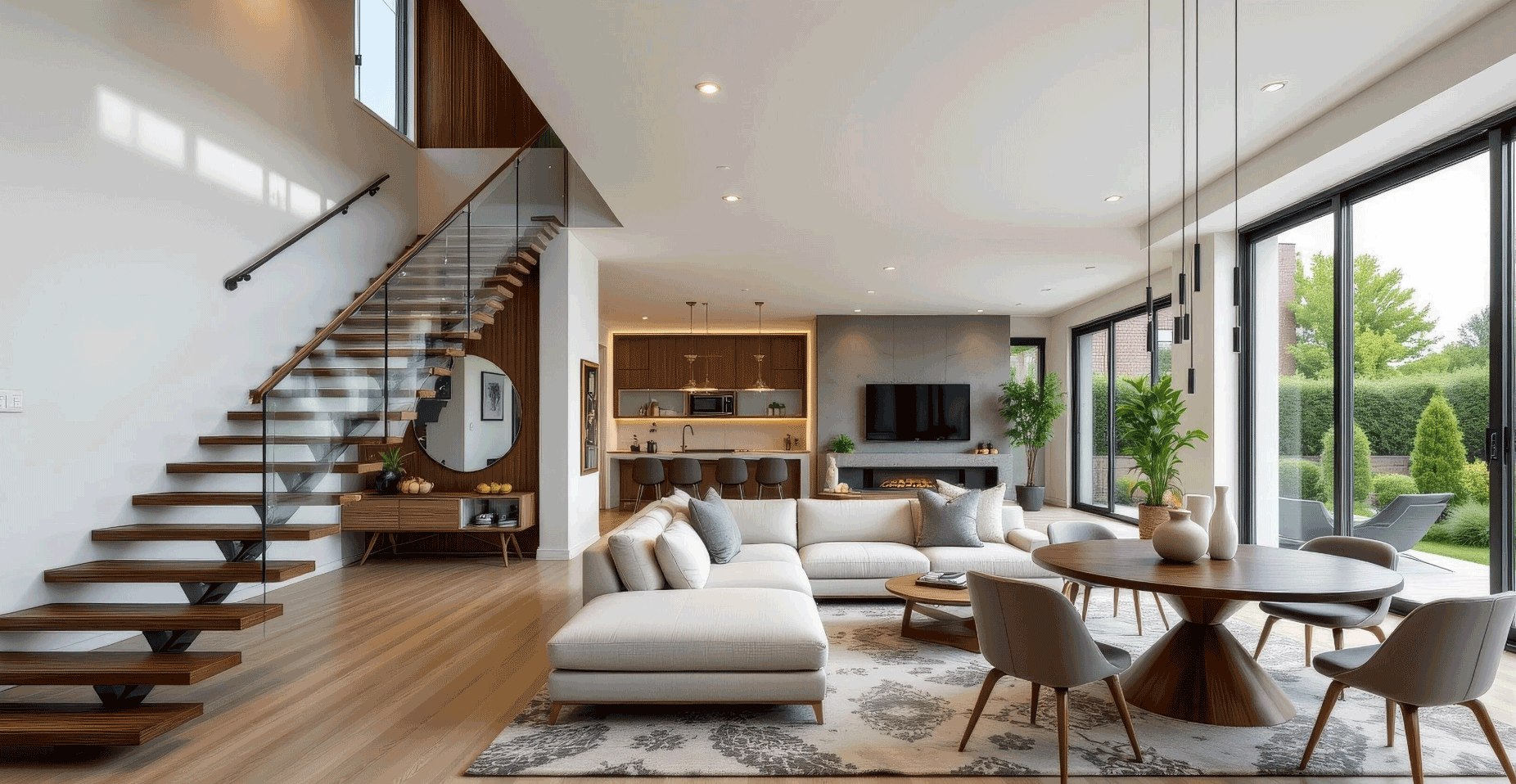 Modern multifamily residential building